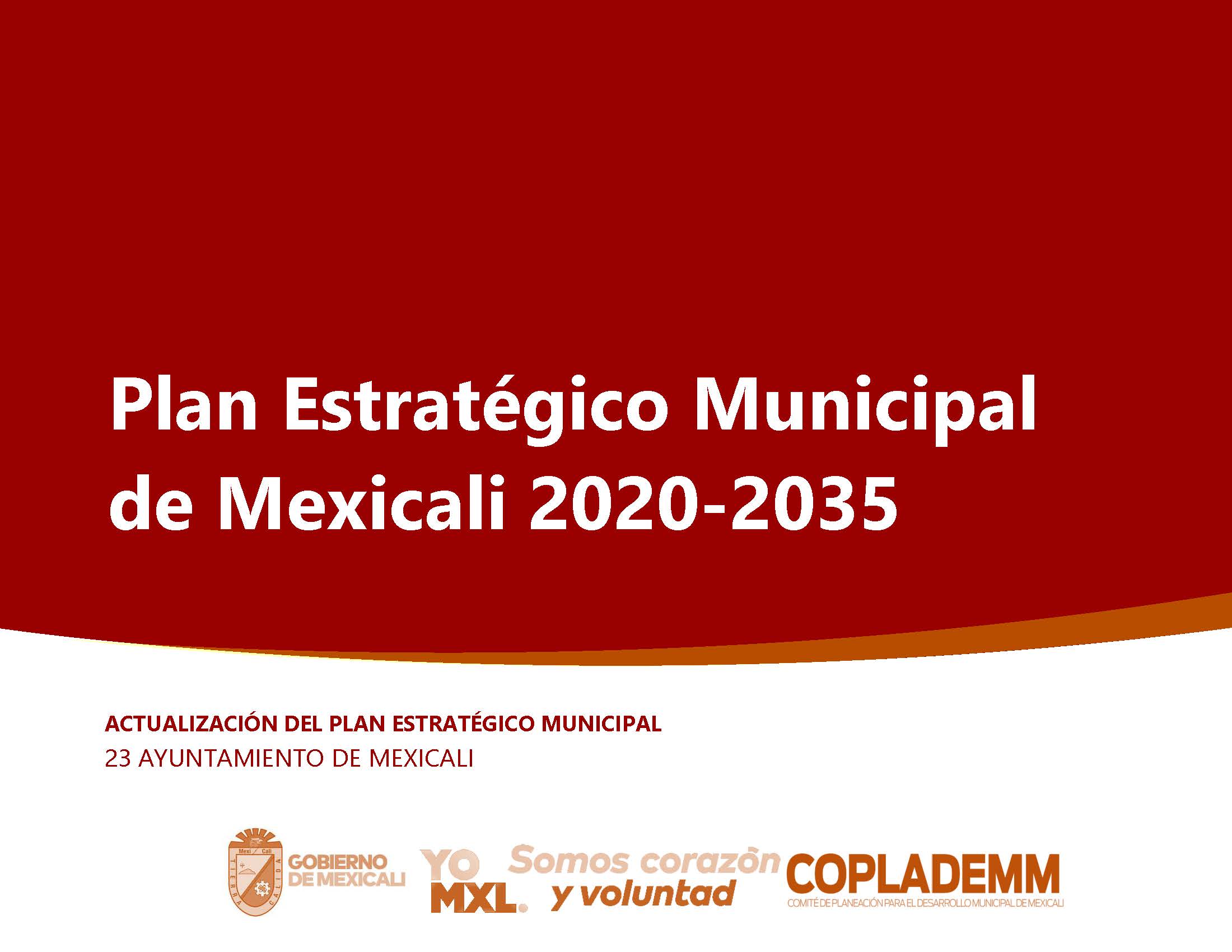 Actualizacion Plan Estrategico Municipal 2020 - 2035